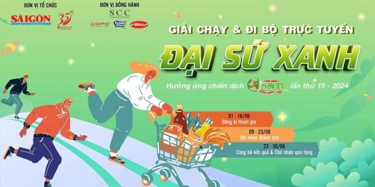 Phát động giải chạy và đi bộ trực tuyến Đại Sứ Xanh